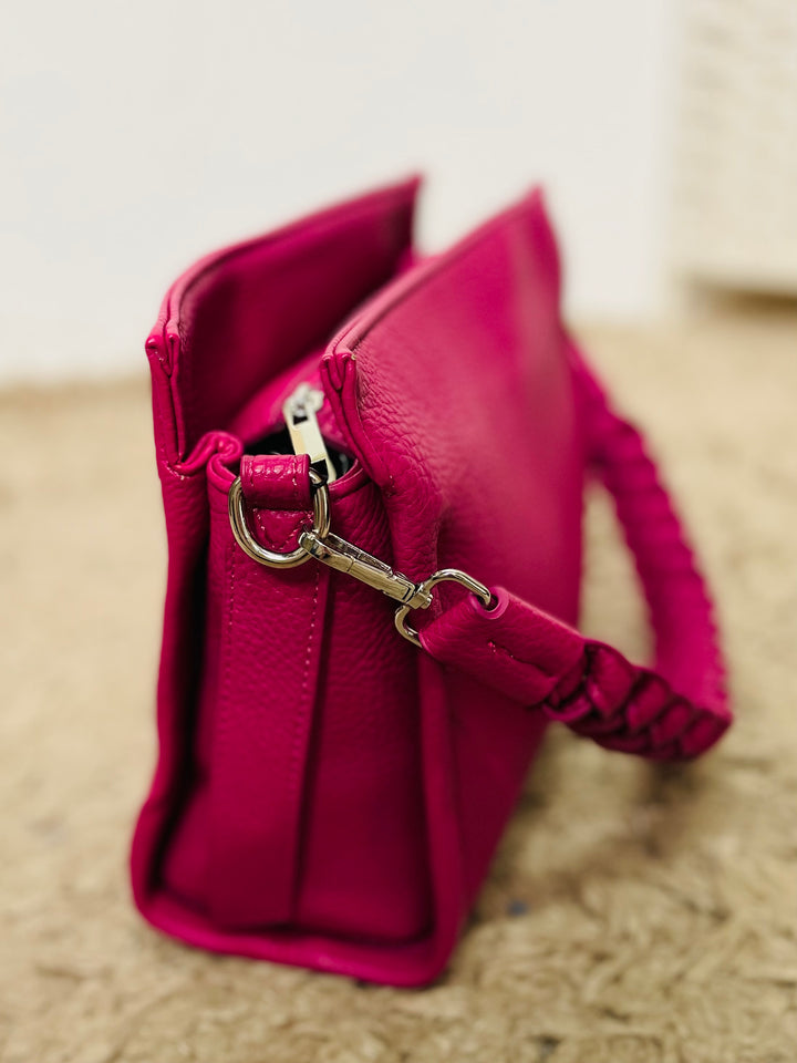 No.31 Shoulder Bag-Cerise Pink