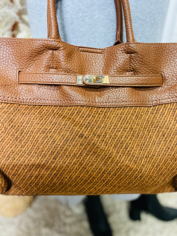 No.49 Designer Inspired Handbag-Tan