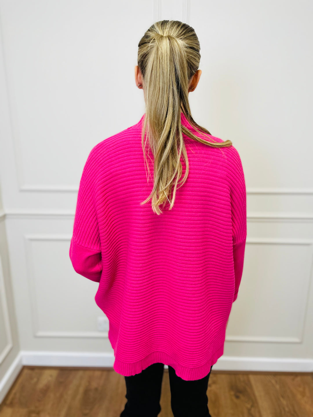 "LULU" Knitted Jumper-Pink