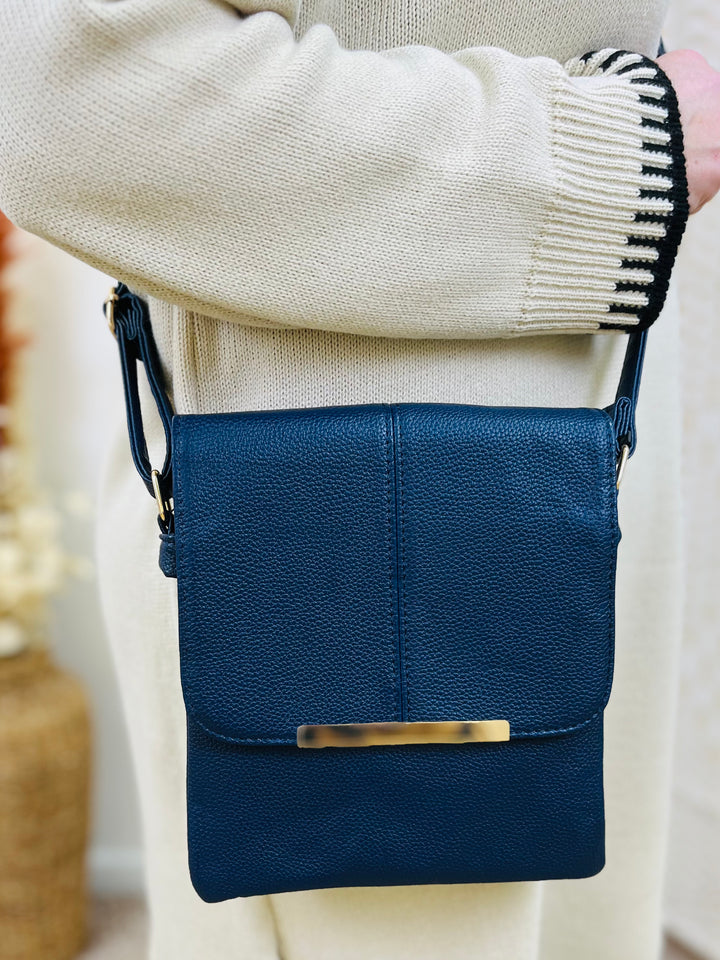 Small Crossbody Handbag-Navy