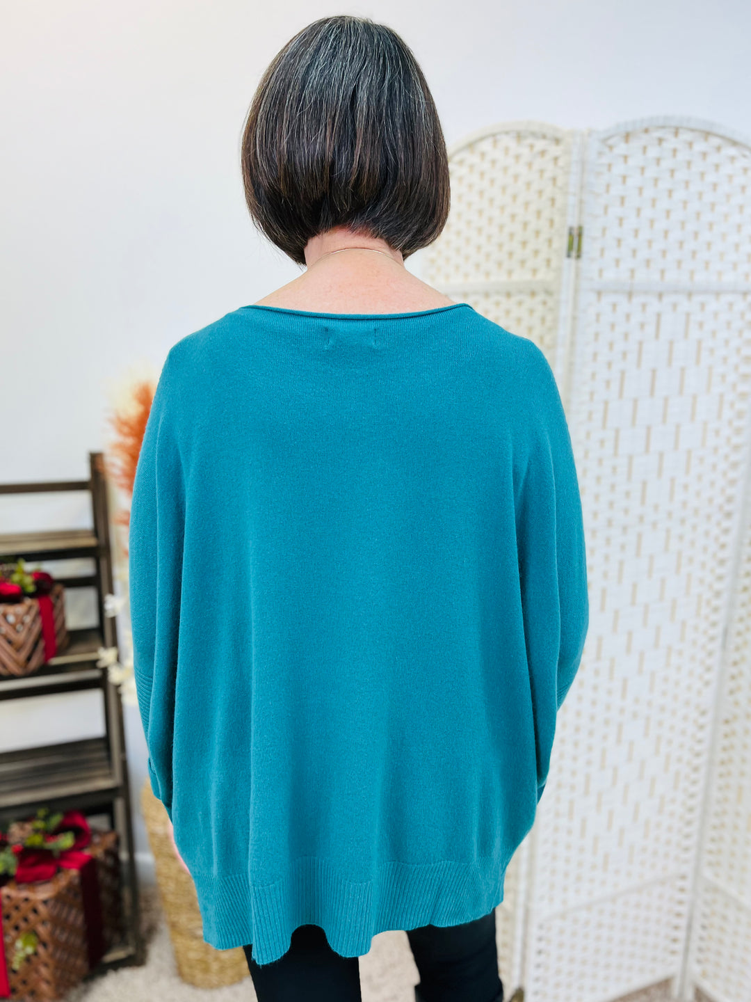 "KIKO" Super Soft Knitted Jumper-Teal