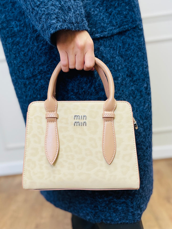 No.78 Leopard Print Handbag-Cream