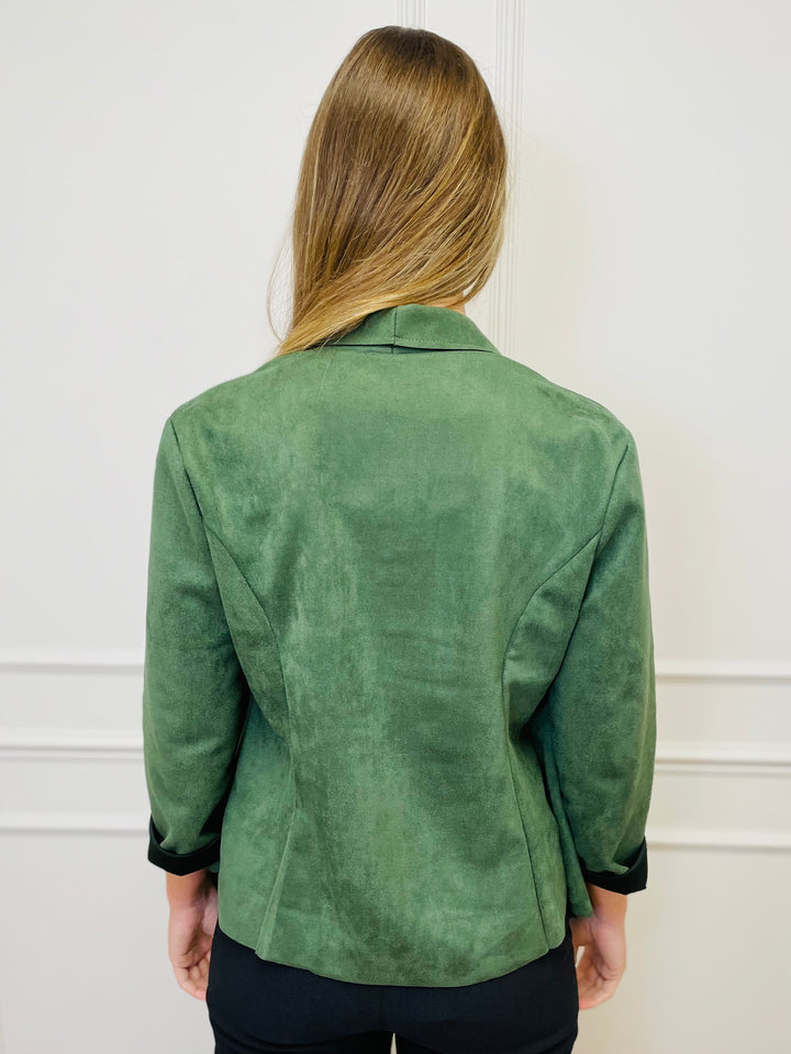 "CROSBY" Short Jacket-Green