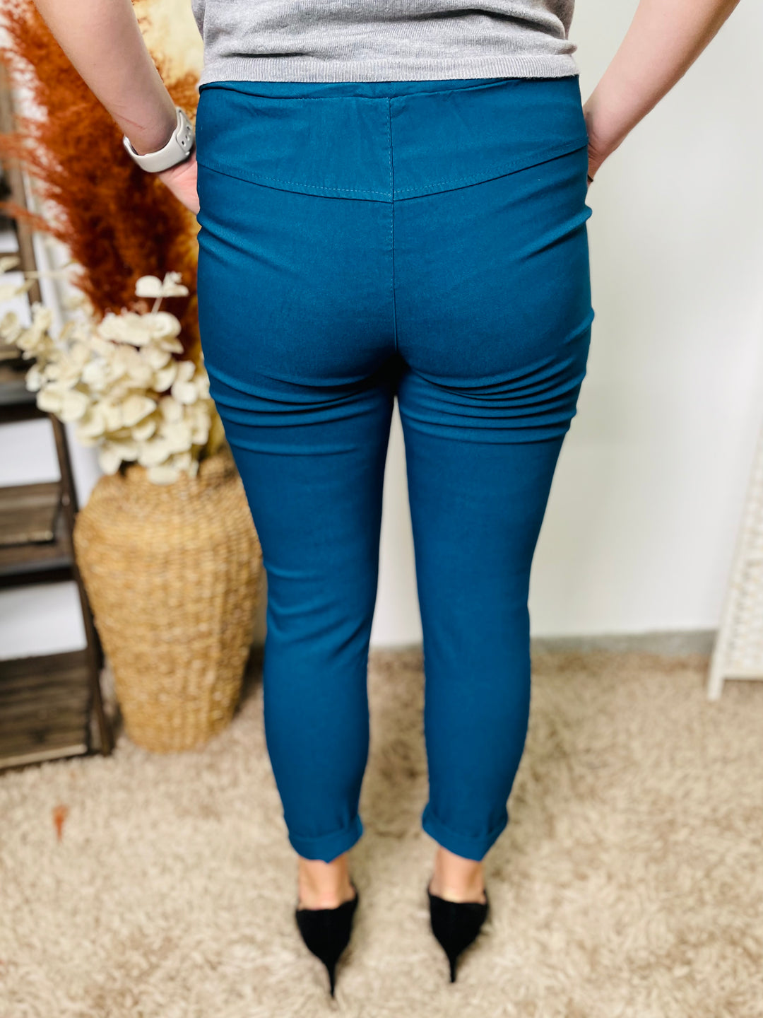 "CARMELA" Smooth MAGIC Trouser-Teal