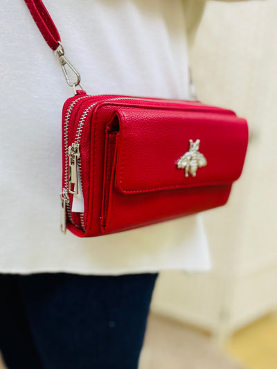 "POOCHI" Phone Pouch-Red