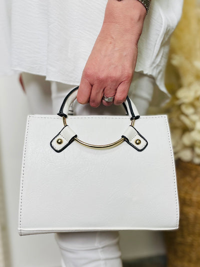 Small Crossbody Handbag-White
