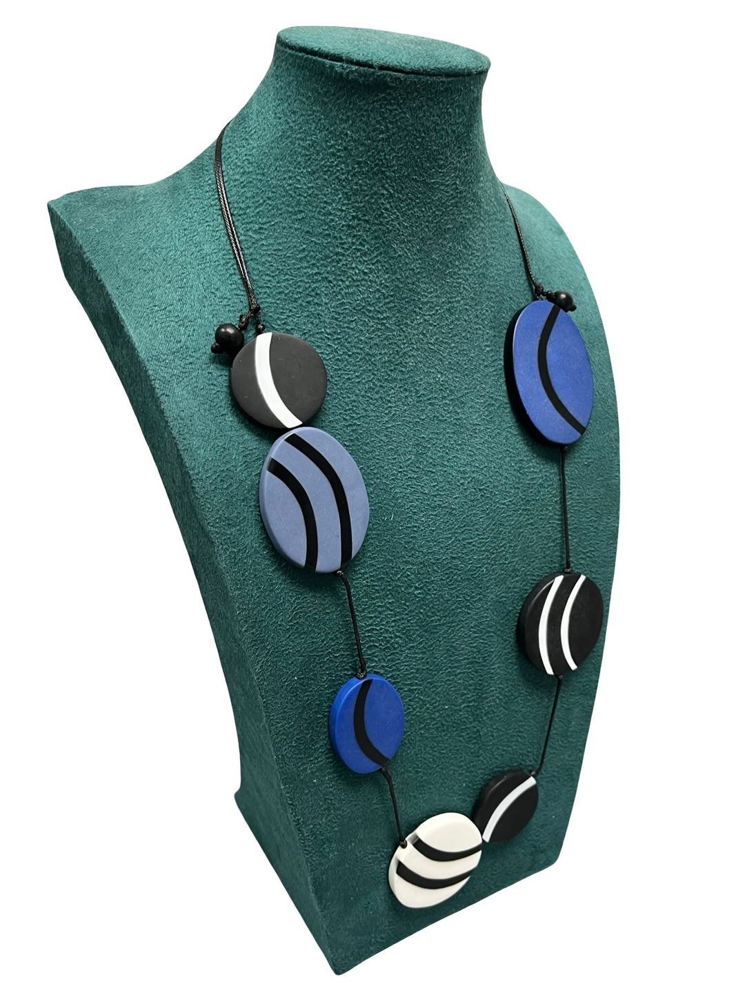 Long Statement Necklace-Multicolour