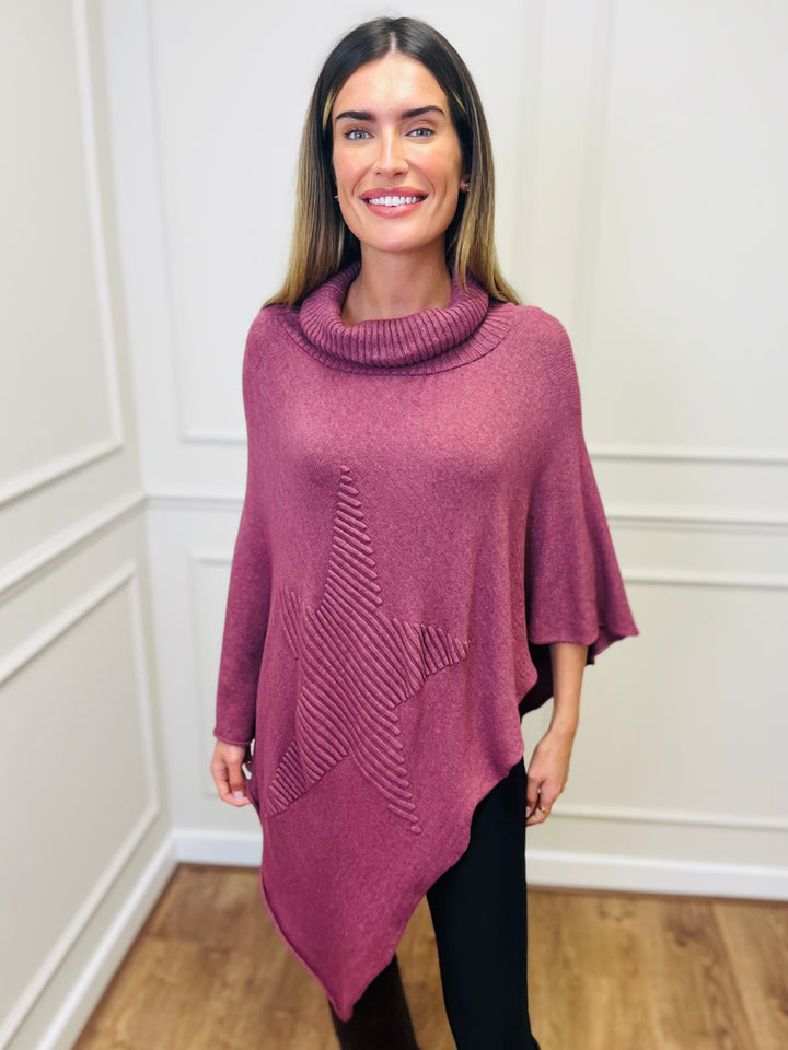 "STARR" Asymmetric Poncho-Berry