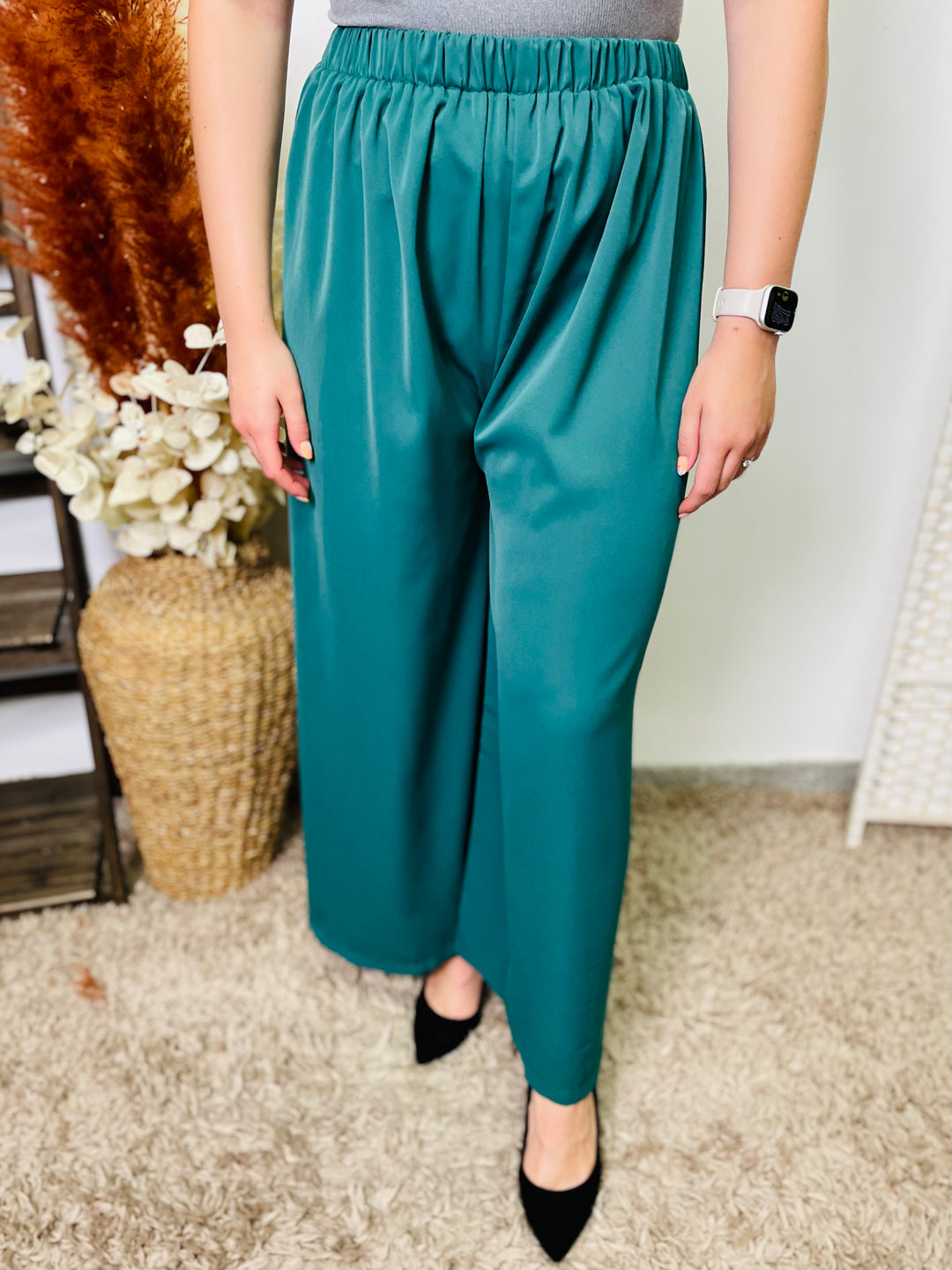 "EVELYN" Wide Leg Trousers