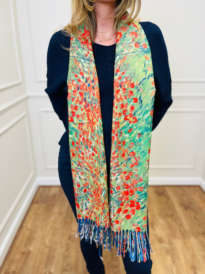 No.122 Art Inspired Scarf-Multicolour