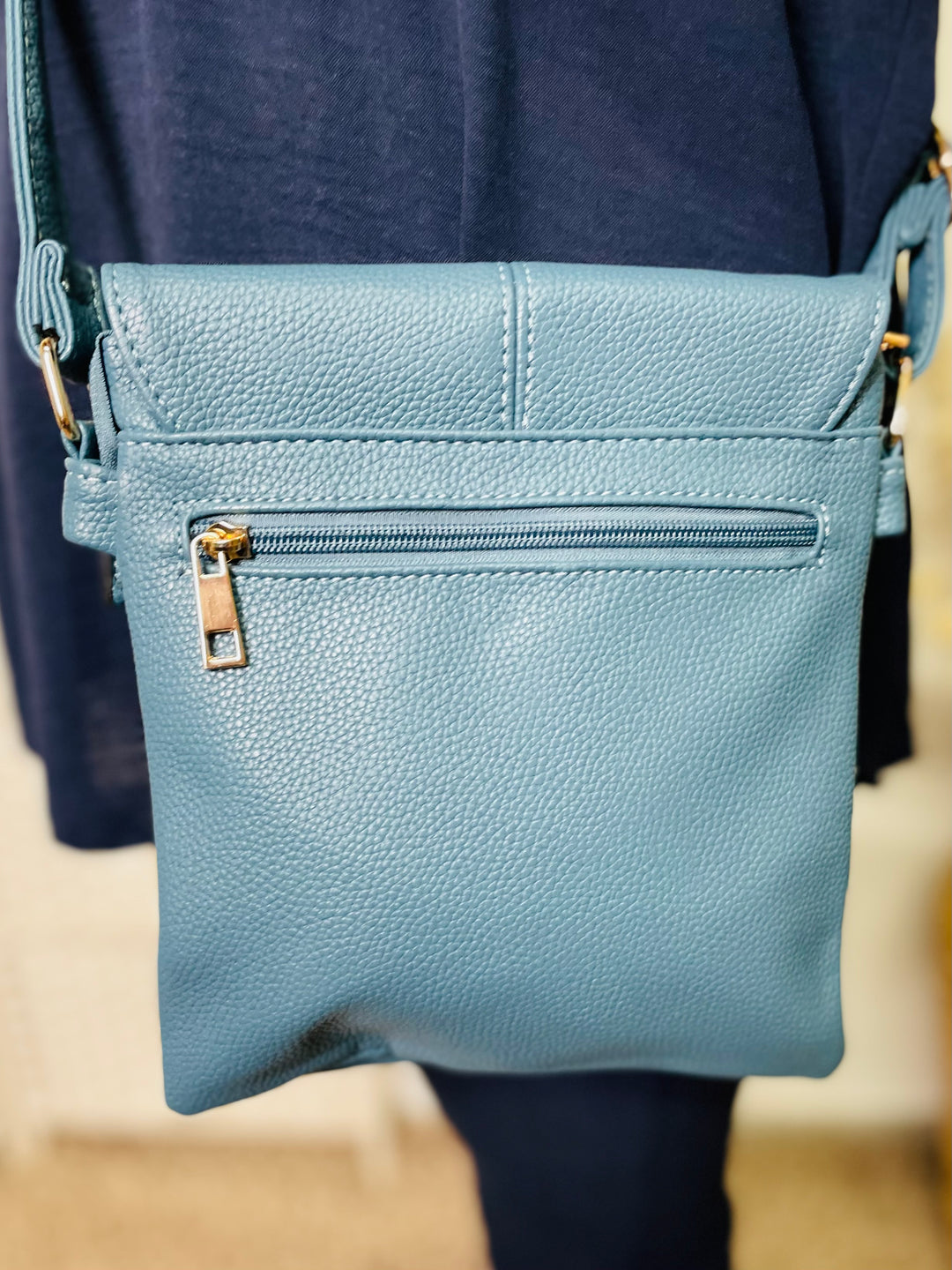 Small Crossbody Handbag-Teal