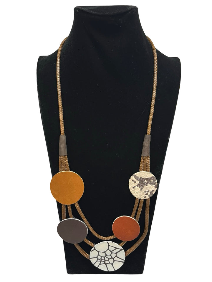 Long Statement Necklace-Multicolour