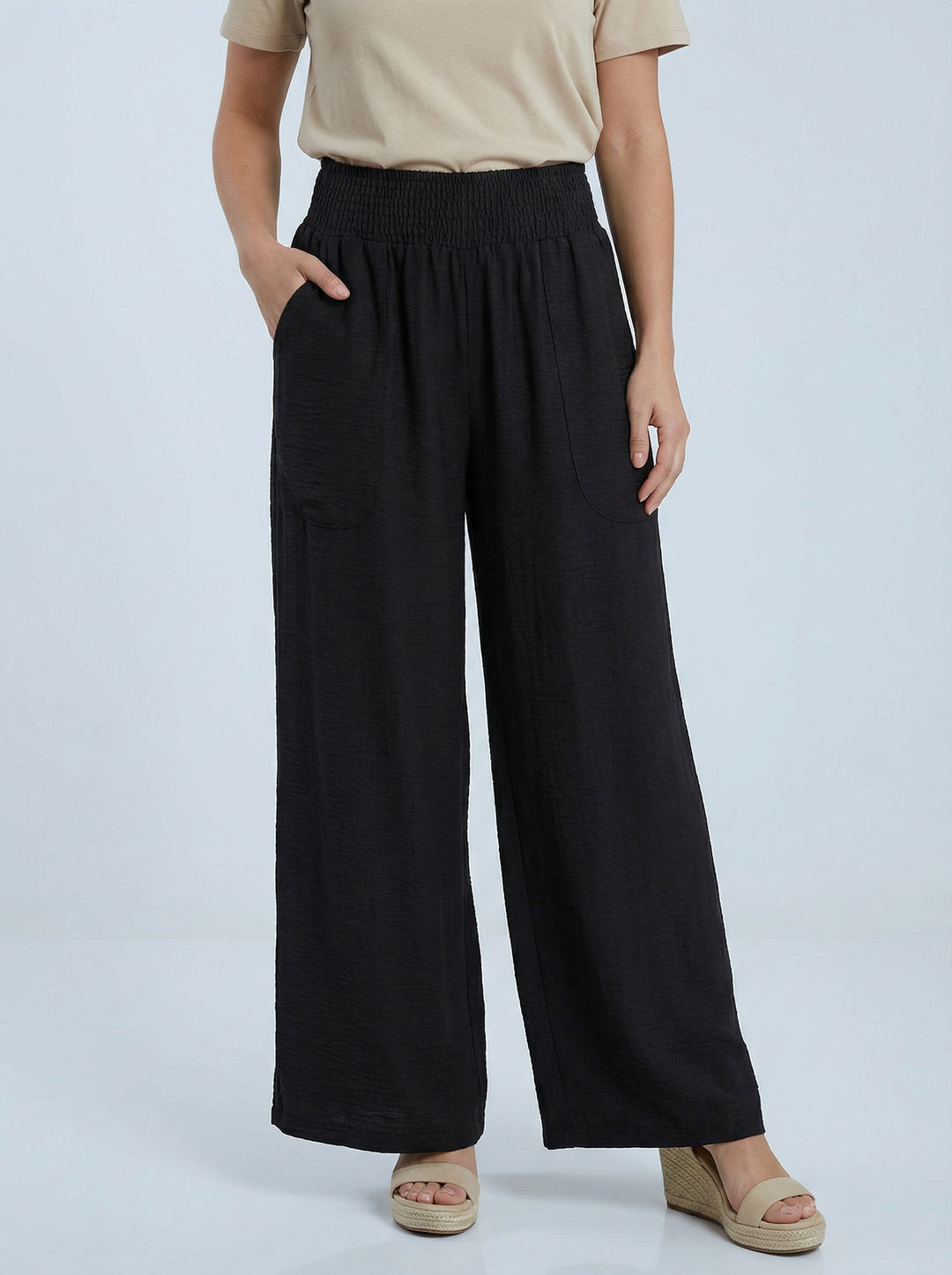 "ALLEGRA" Wide Leg Trousers