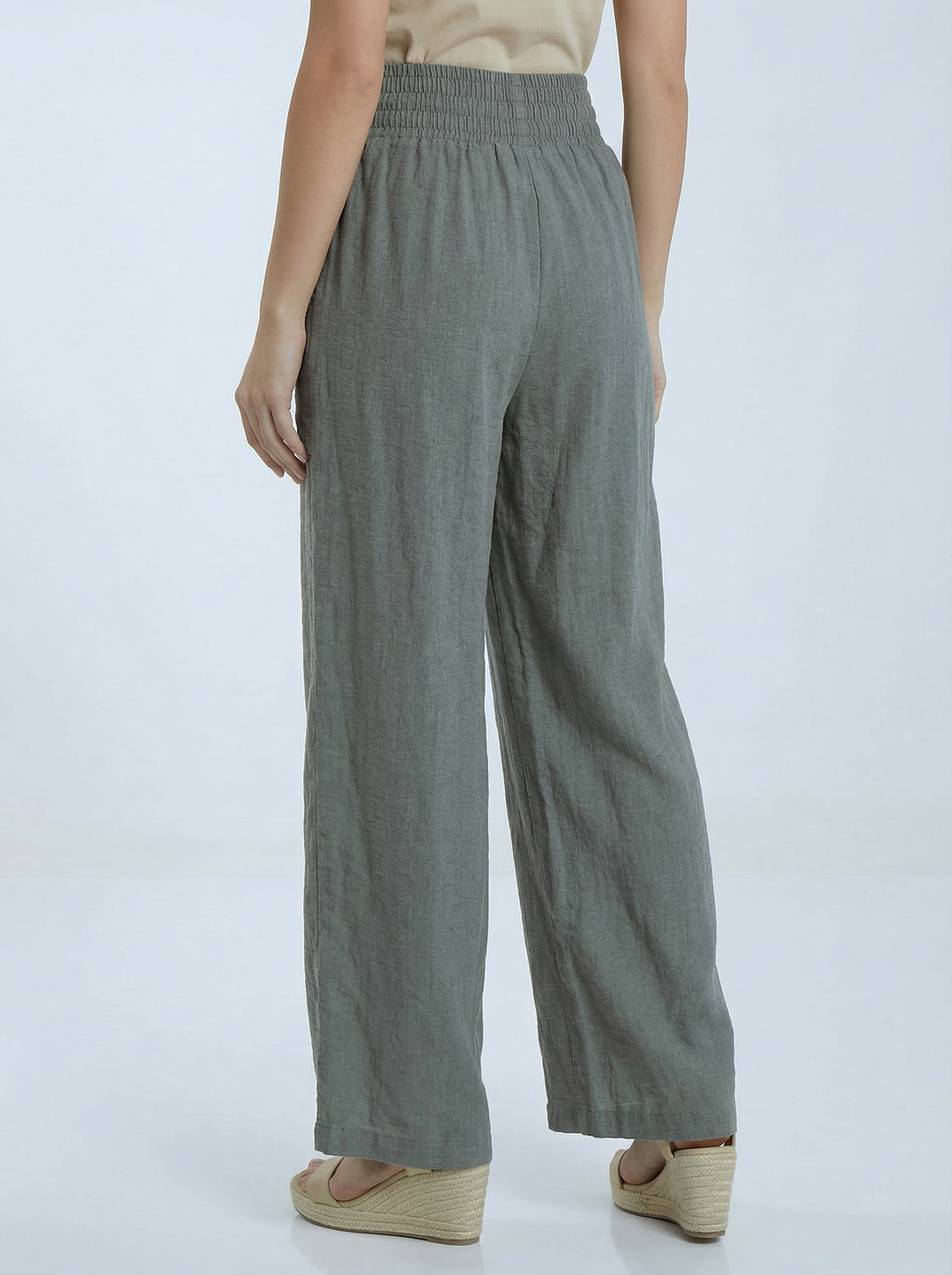 "ALLEGRA" Wide Leg Trousers