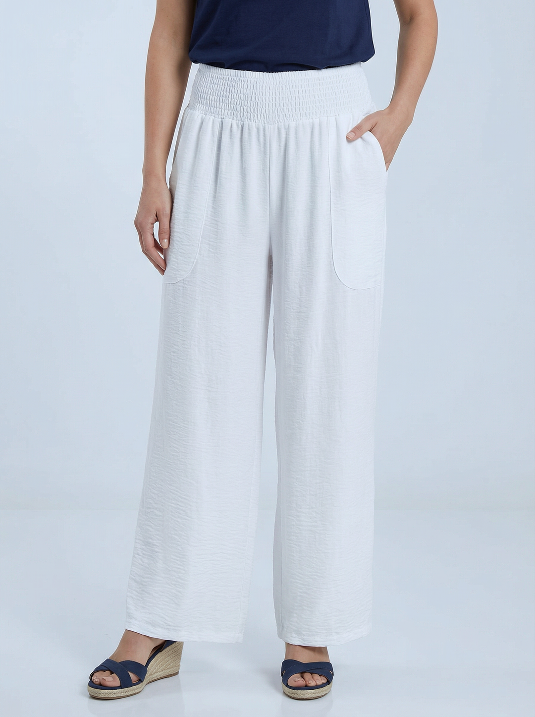 "ALLEGRA" Wide Leg Trousers