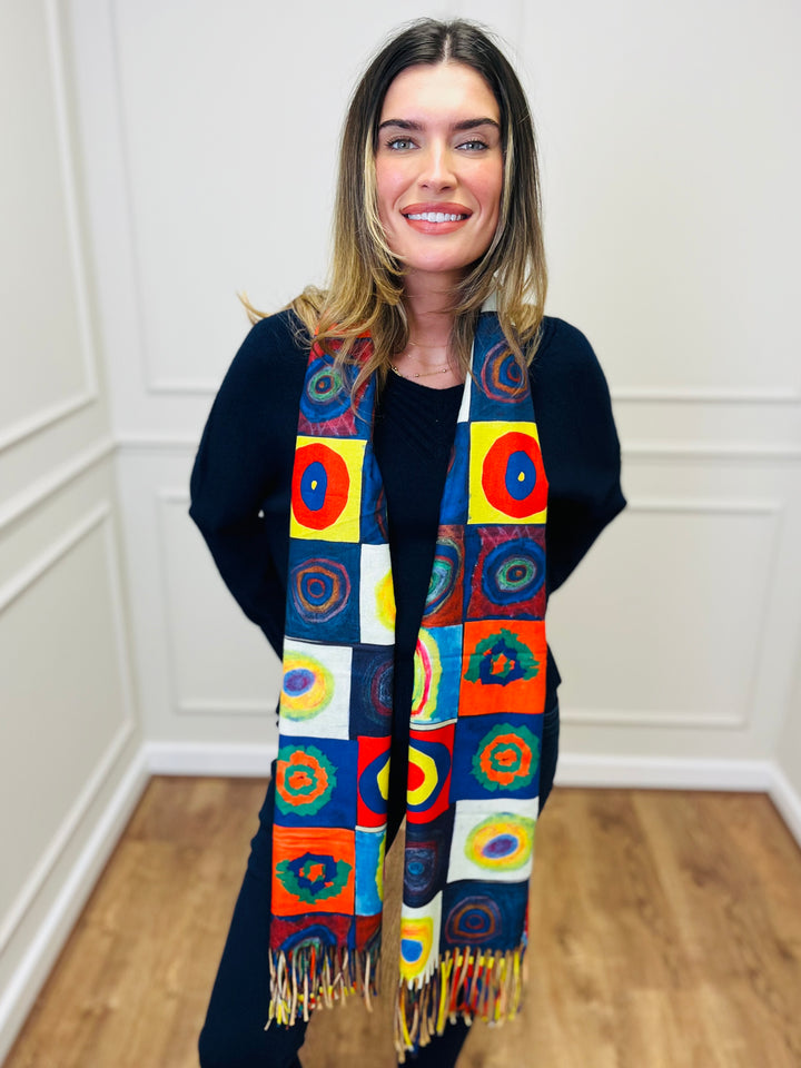 No.122 Art Inspired Scarf-Multicolour