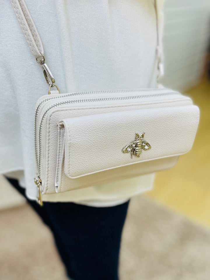 "POOCHI" Phone Pouch-Cream