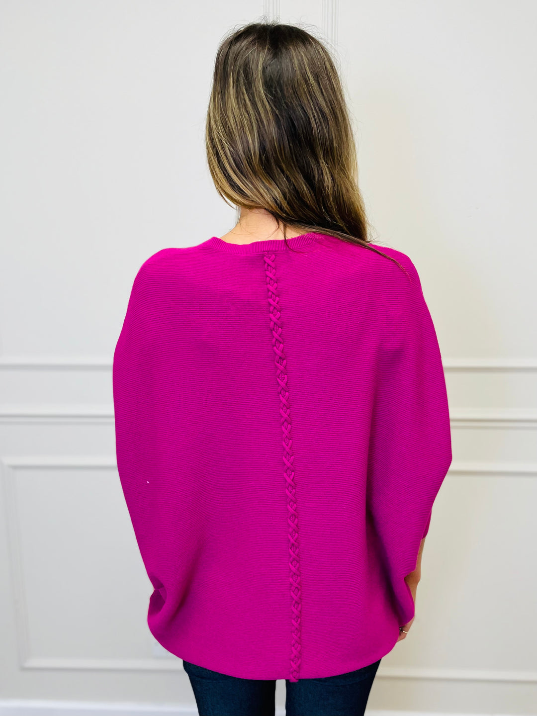 "MOLLY" Super Soft Jumper-Cerise Pink
