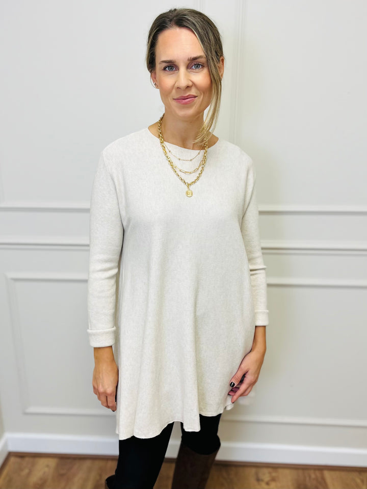 "HARRIET" Basic Soft Jumper-Cream