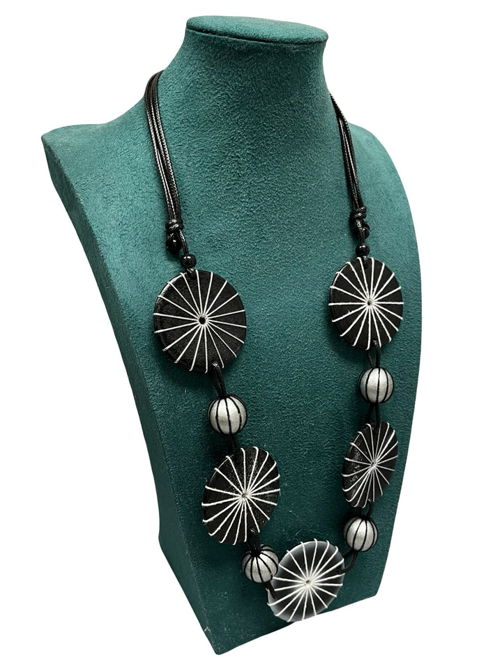 Black & White Statement Necklace