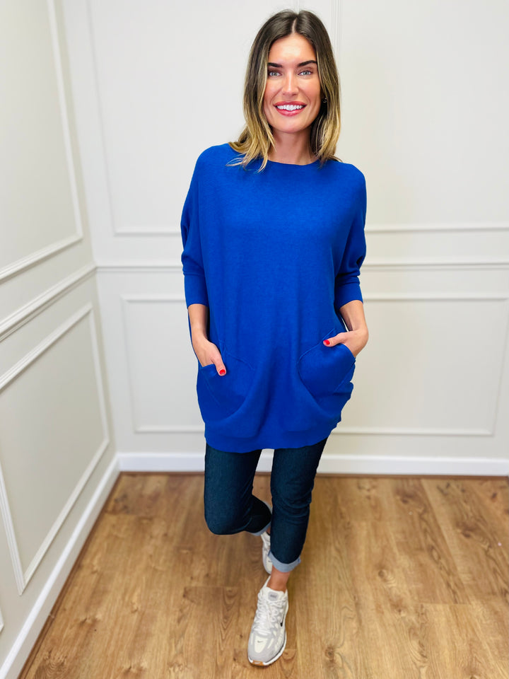 "MOLLY" Super Soft Jumper-Royal Blue