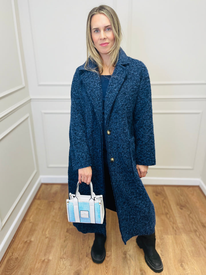 No.79 Mini Sequin Tote Bag-White