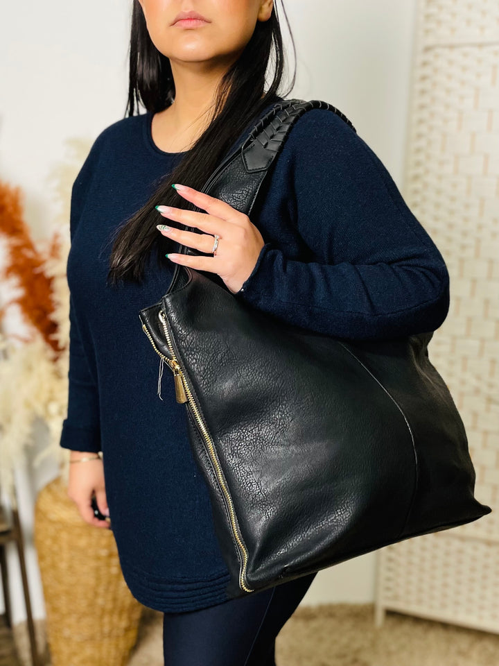 No.36 Hobo Handbag-Black