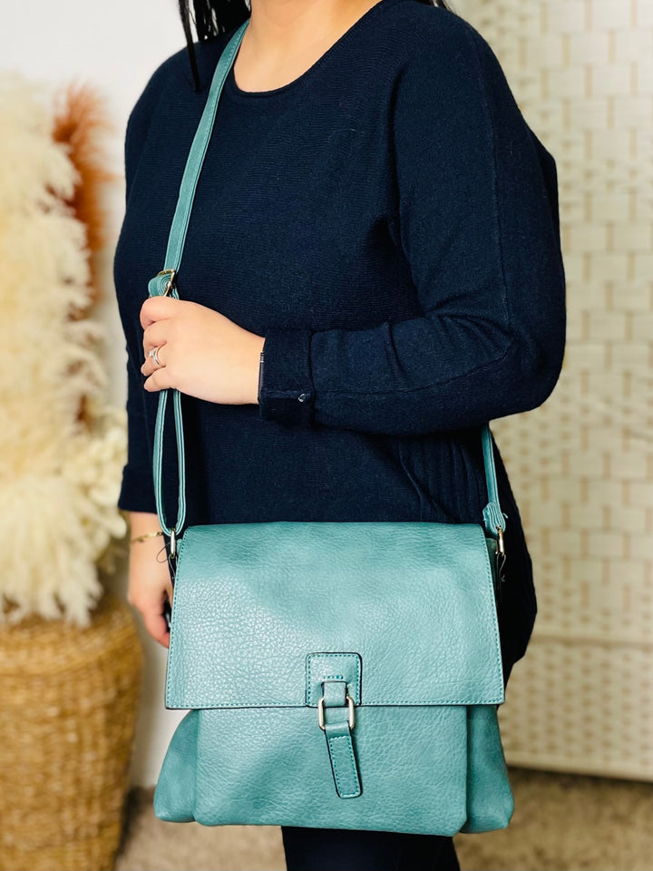 No.47 Crossbody Bag-Teal