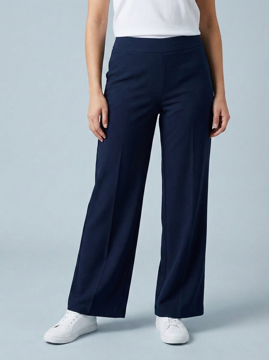 "CARMELA" Bootcut Trouser-Navy