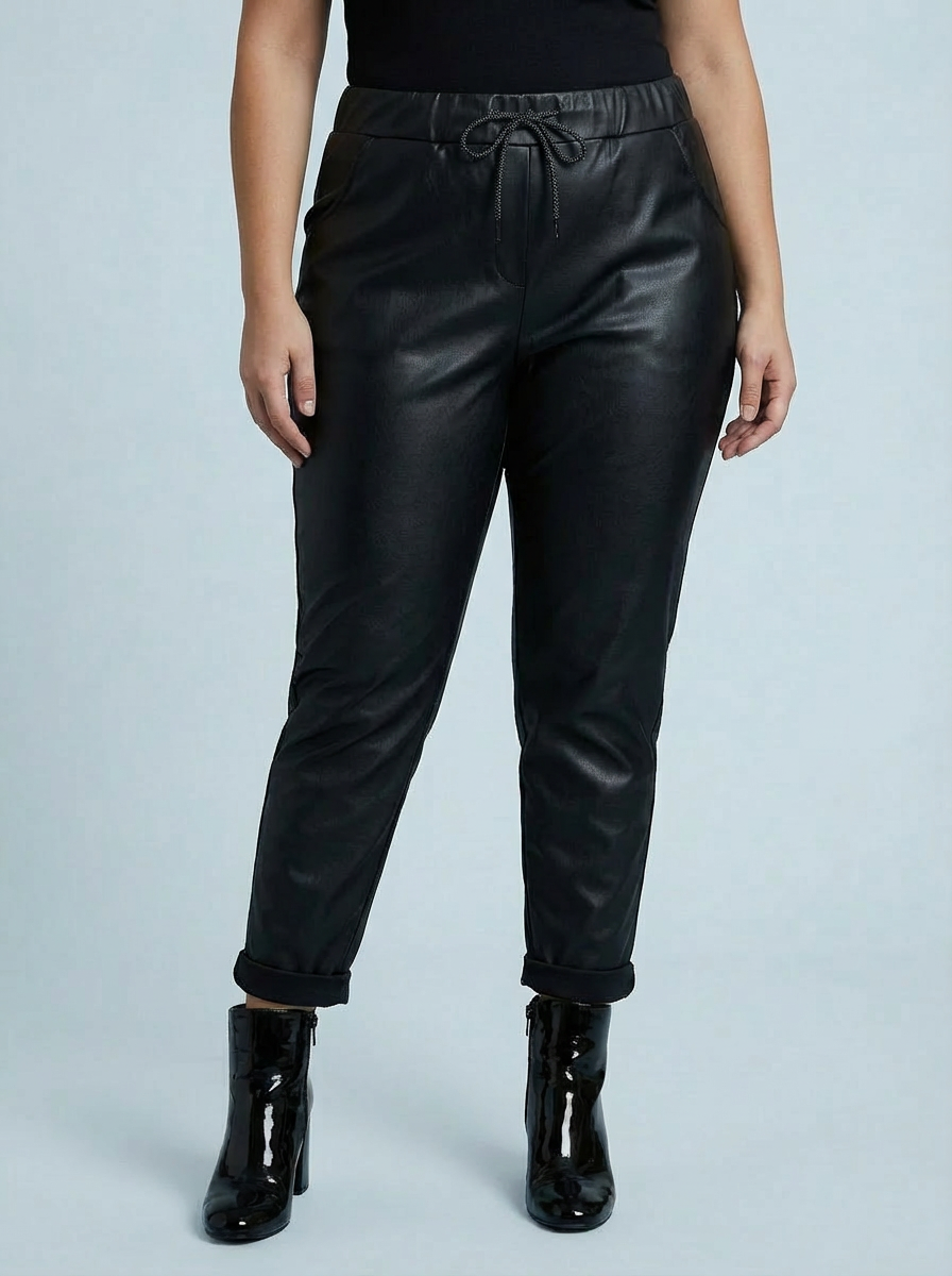"CARMELA" Pleather Trouser