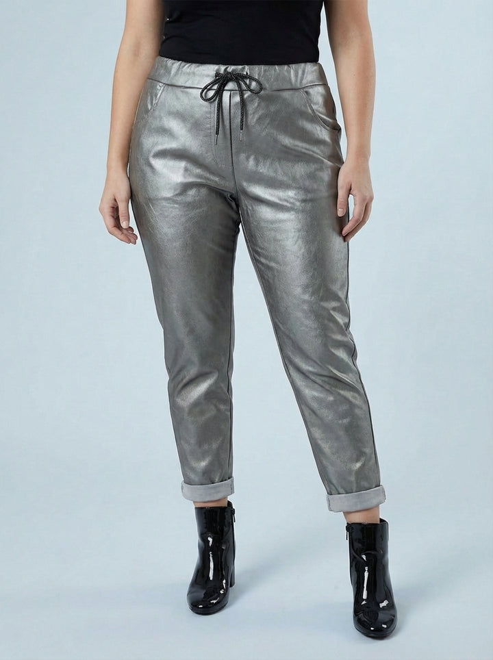 "CARMELA" Pleather Trouser