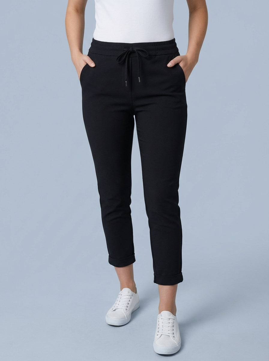 "CARMELA" Smooth MAGIC Trouser-Black