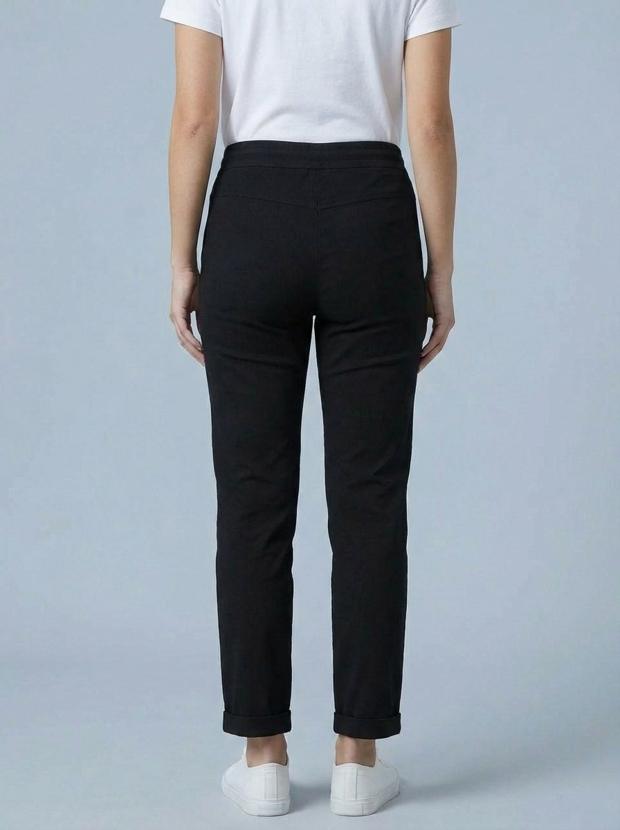"CARMELA" Smooth MAGIC Trouser-Black