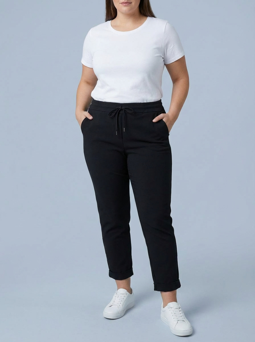 "CARMELA" Smooth MAGIC Trouser-Black