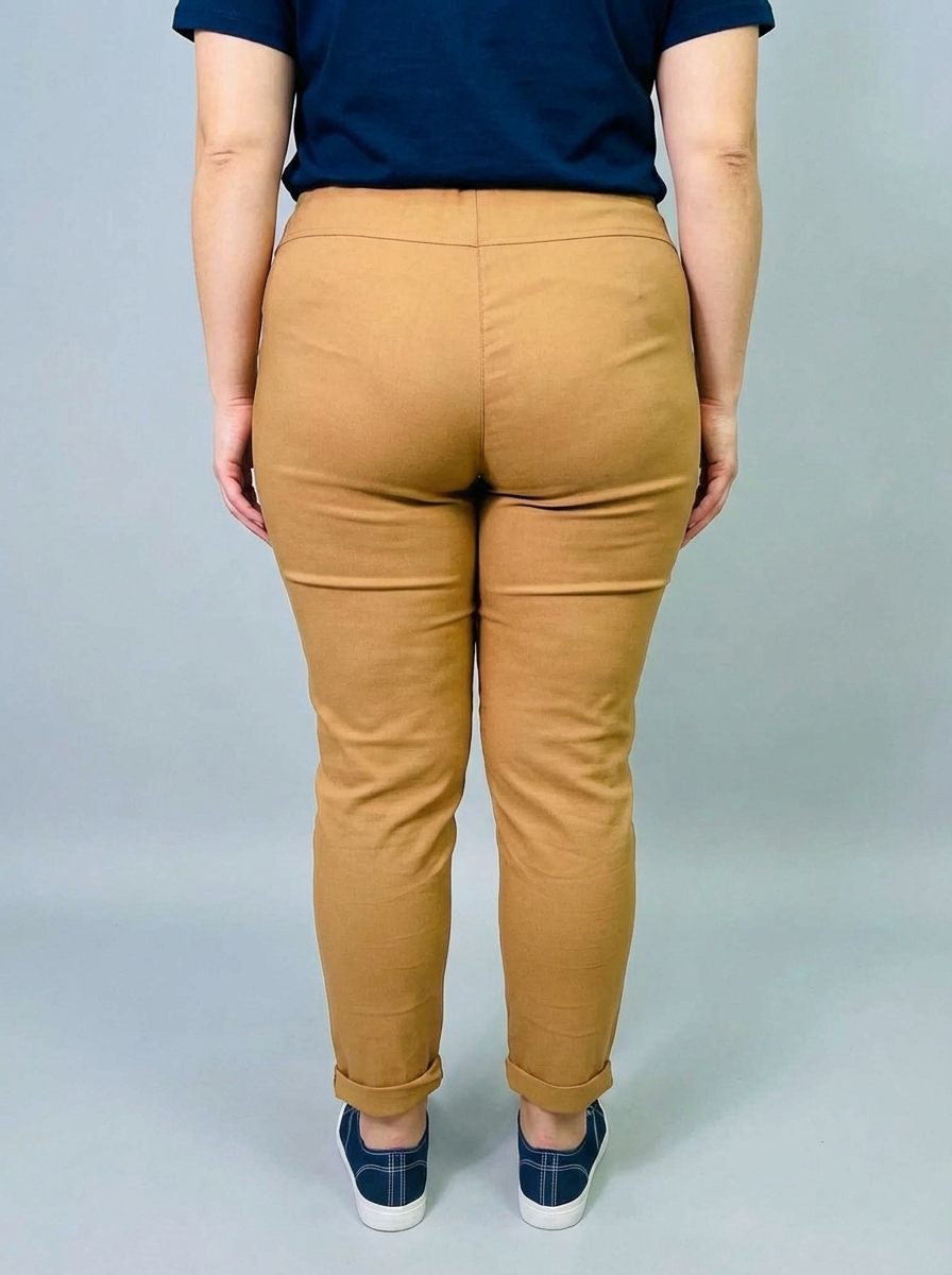 "CARMELA" Smooth MAGIC Trouser-Tan
