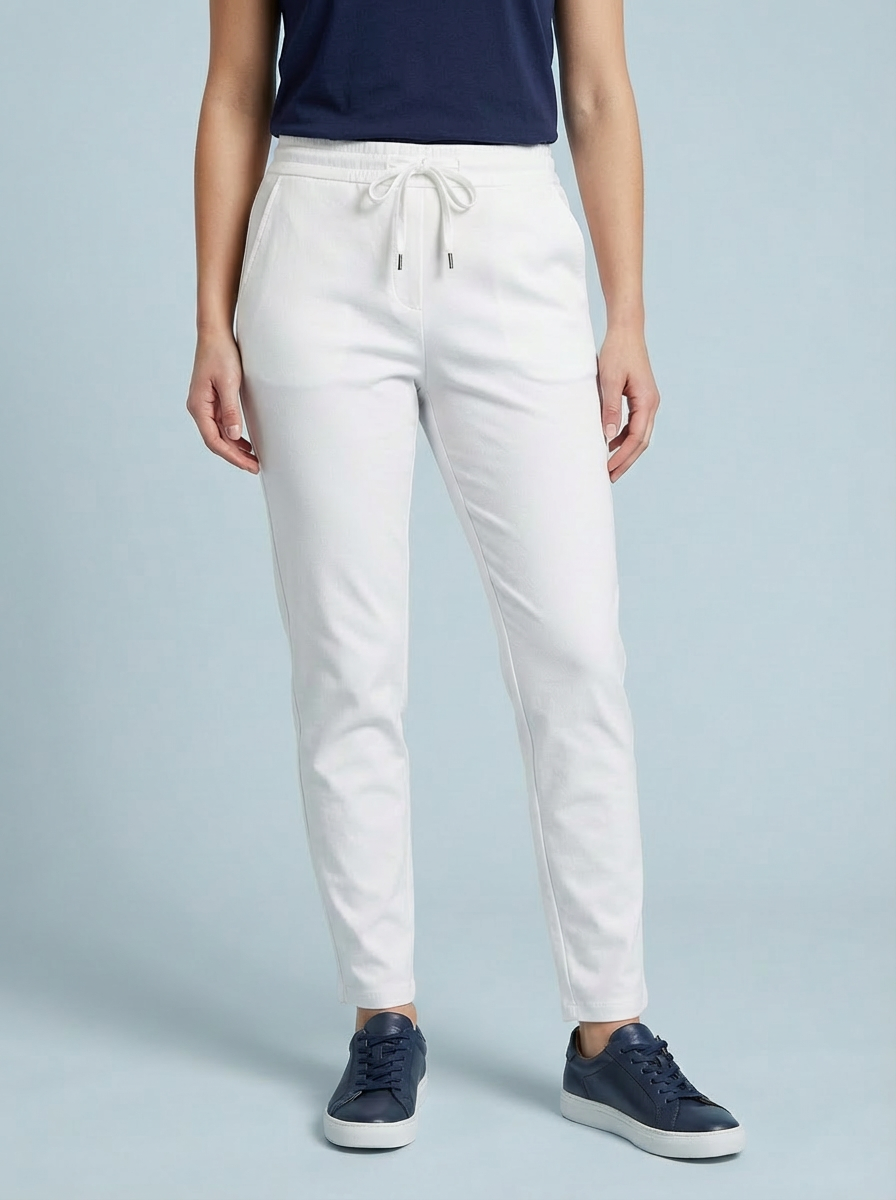 "CARMELA" Smooth MAGIC Trouser-White