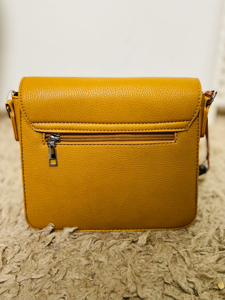 No.39 Designer Inspired Handbag-Mustard