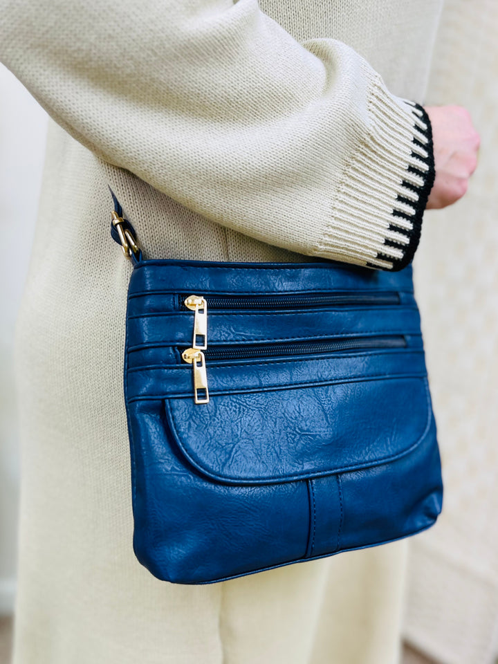 Crossbody Handbag-Navy