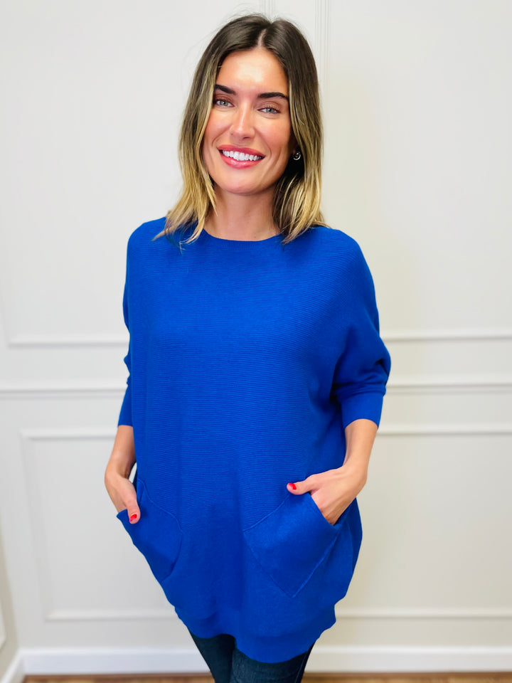 "MOLLY" Super Soft Jumper-Royal Blue