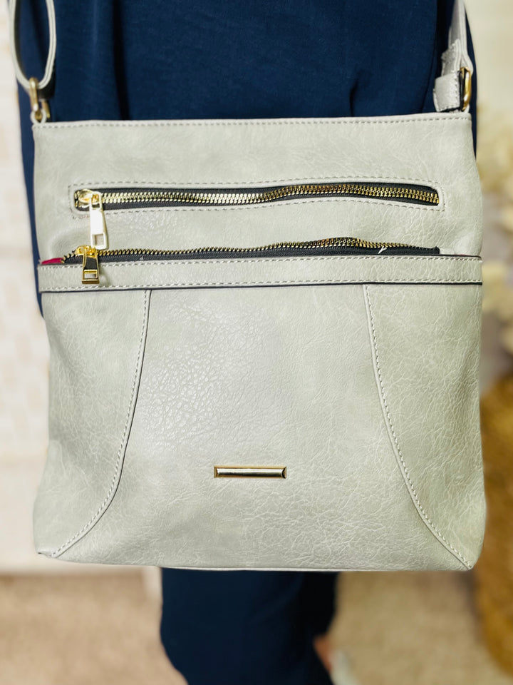 No.5 Crossbody Handbag-Silver