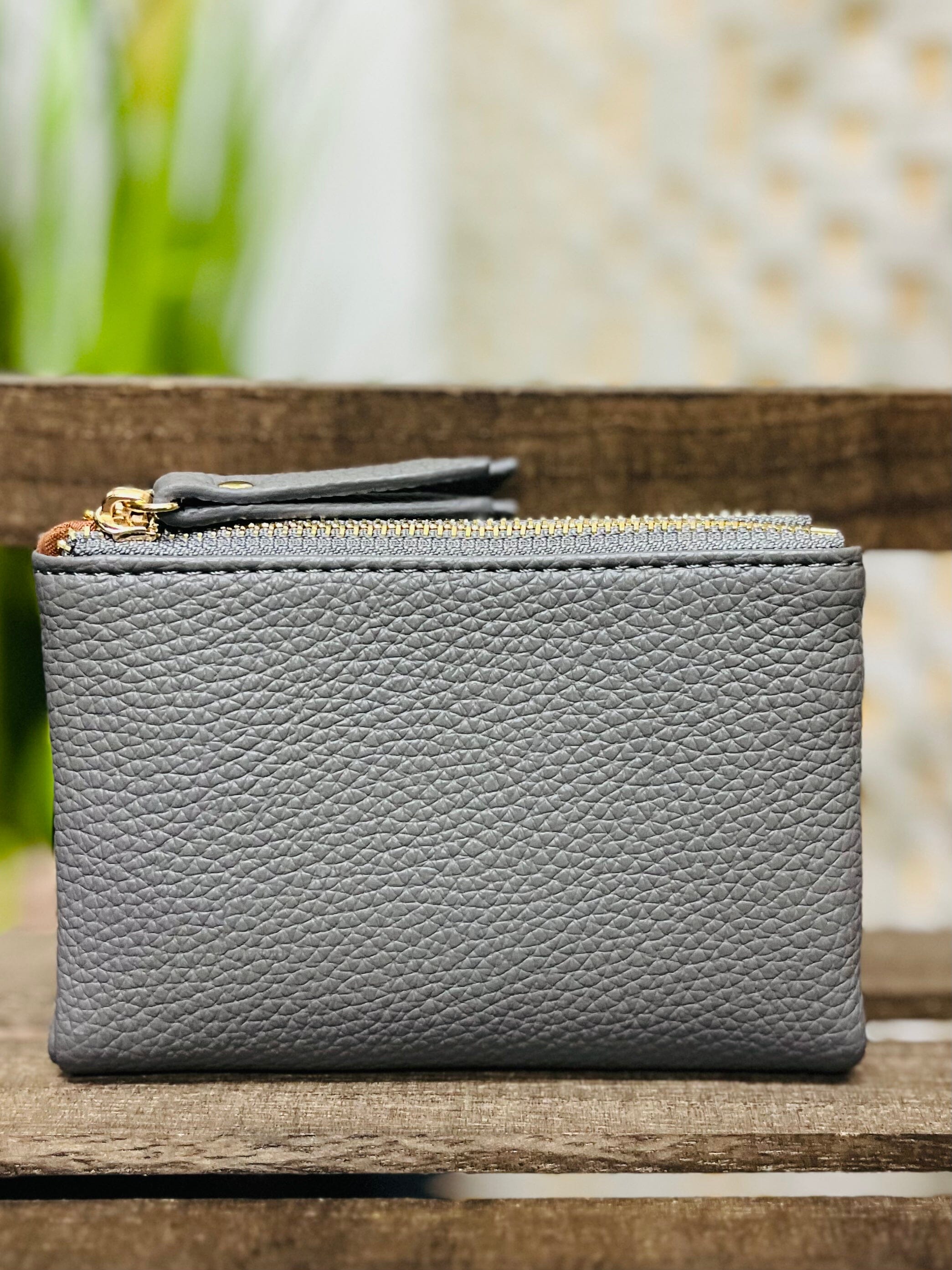 Grey cheapest Boutique Purse