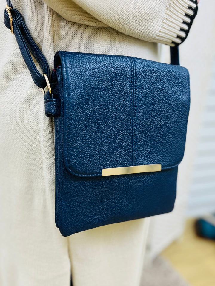 Small Crossbody Handbag-Navy