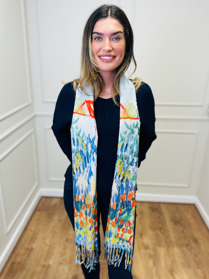 No.122 Art Inspired Scarf-Multicolour