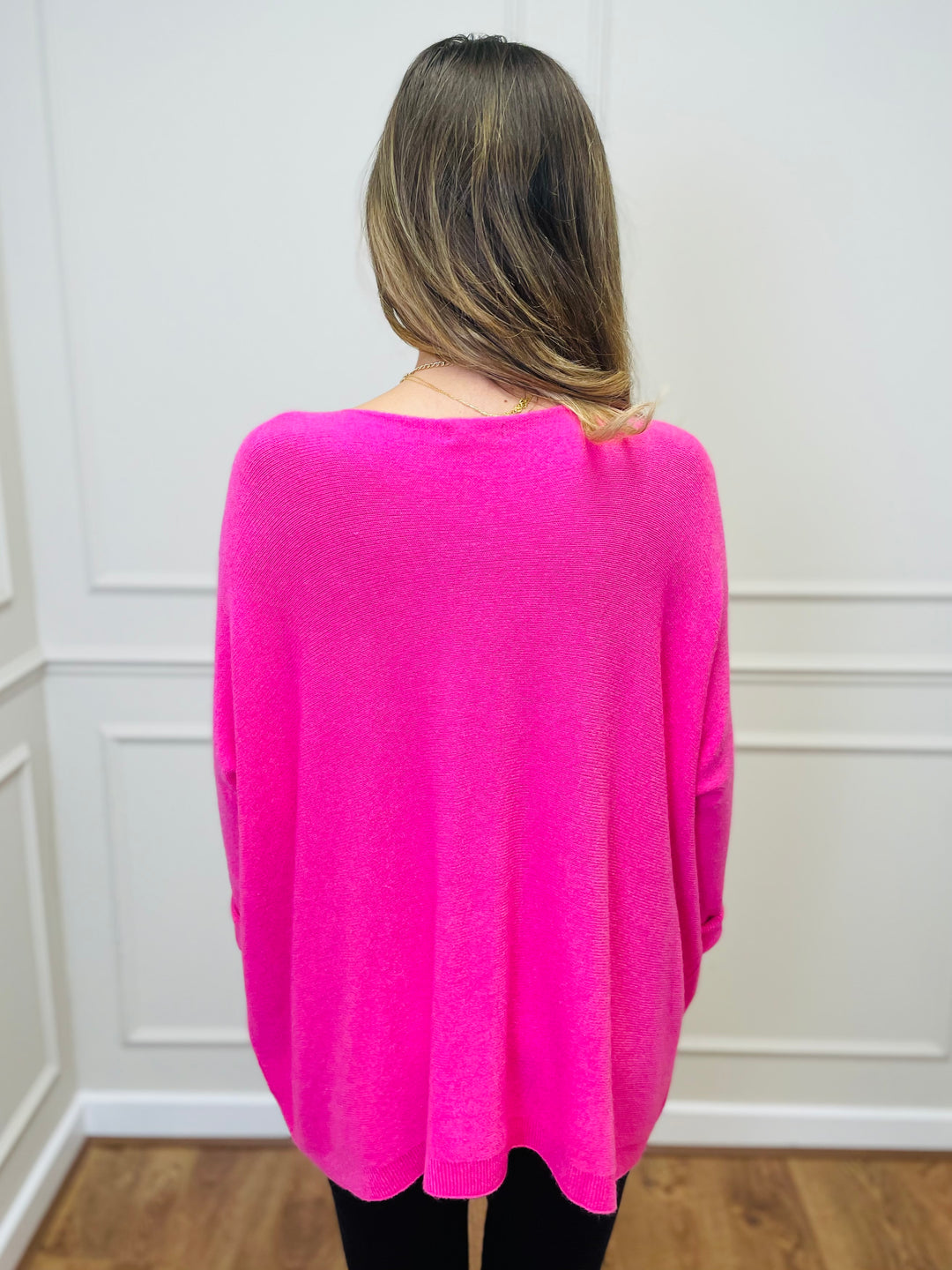 "STELLA" LUXURY Fine Knit Jumper-Pink