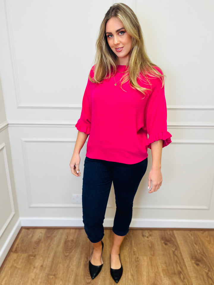 "FIONA" Soft Jumper-Pink