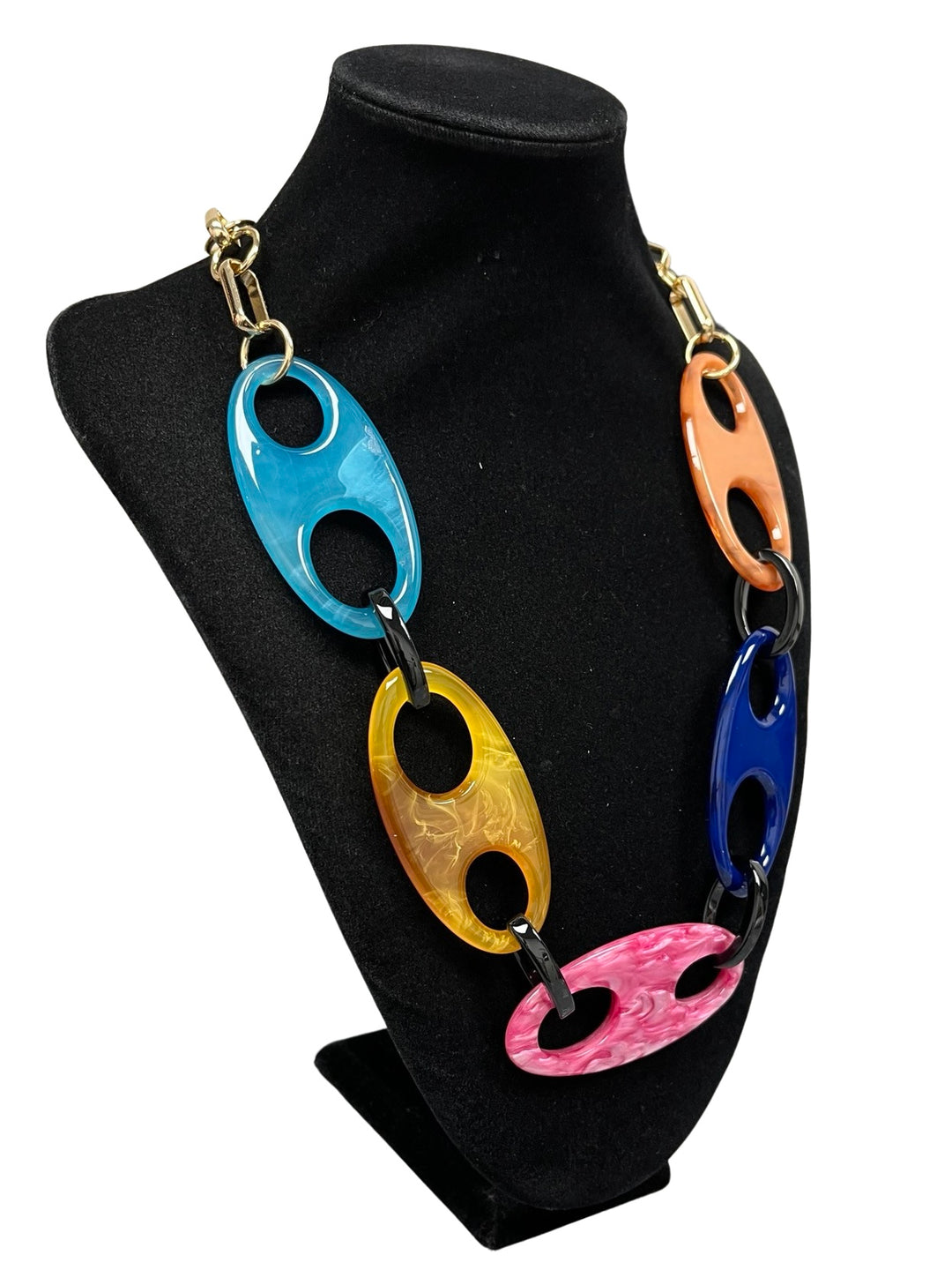 Multicolour Short Statement Necklace