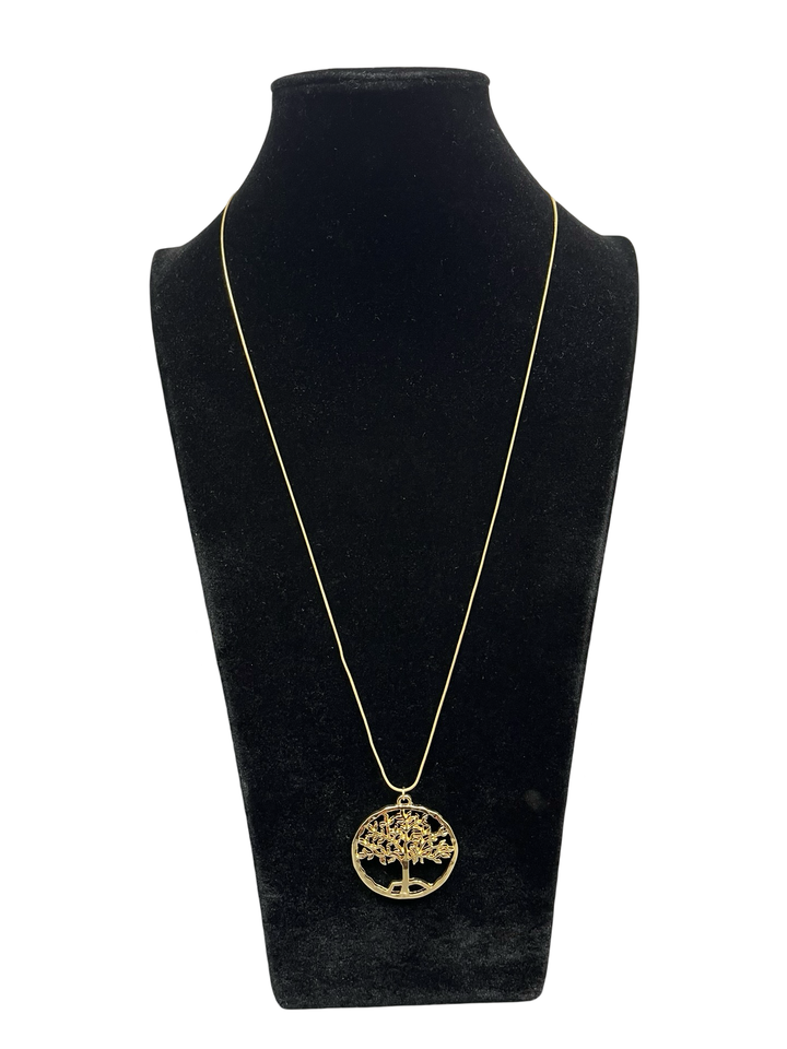 Gold Tree Necklace