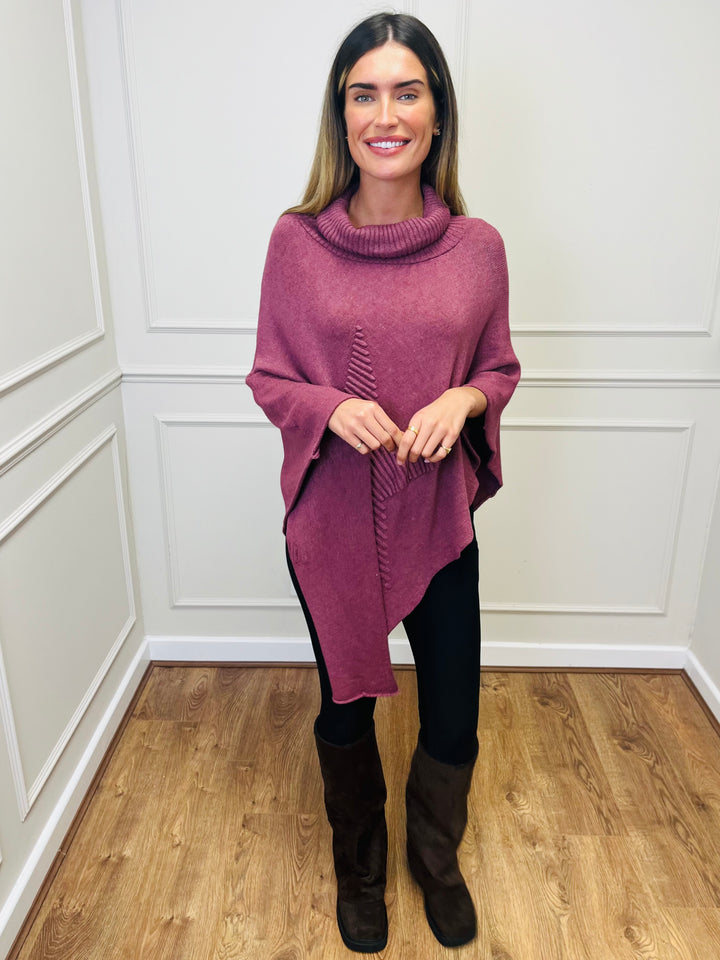 "STARR" Asymmetric Poncho-Berry