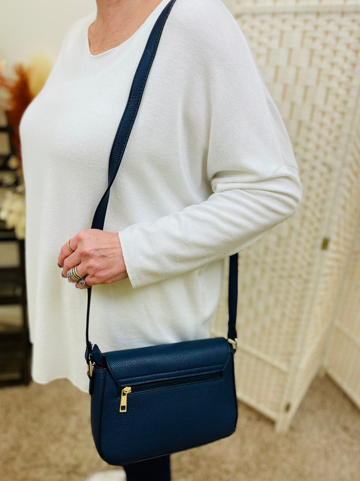 Crossbody Handbag-Navy