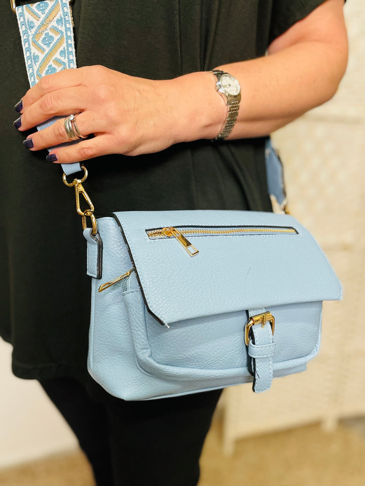 No.11 Crossbody Bag-Sky Blue